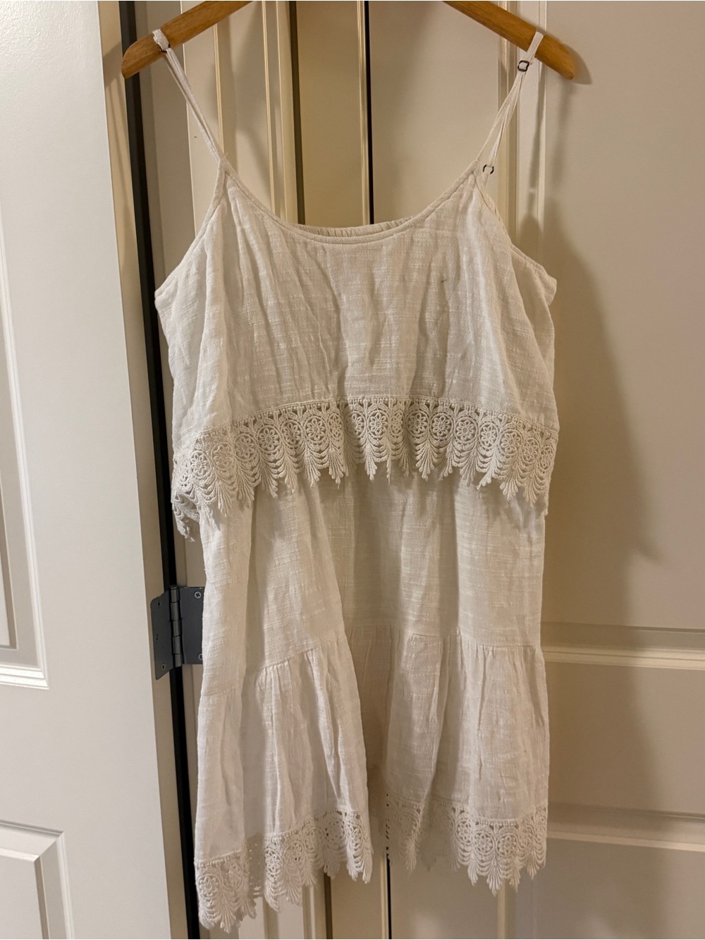 O'Neill White Lace Trim Sundress
